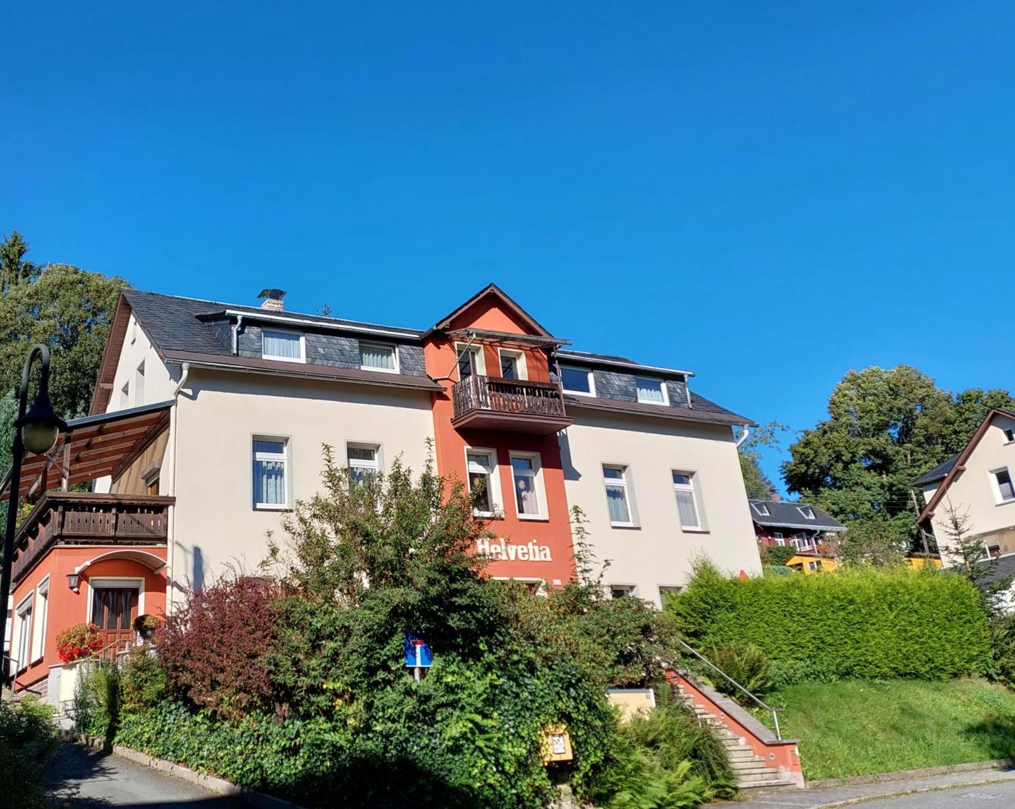 Villa Helvetia Bad Elster Buitenkant foto